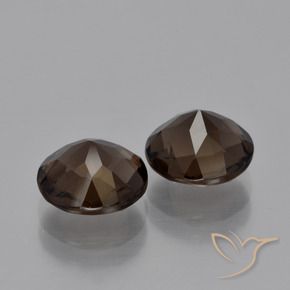 3.33克拉天然烟晶，圆形的，VS