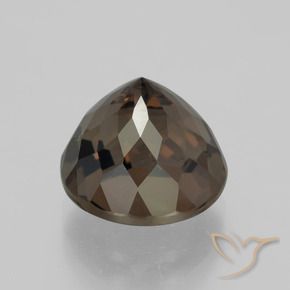 5.16克拉天然烟晶，圆形的，VVS