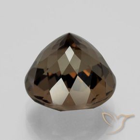 6.76克拉天然烟晶，圆形的，VVS-VS