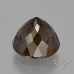 7.27克拉天然烟晶，圆形的，VVS-VS