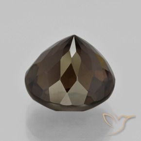 9.24克拉天然烟晶，圆形的，VVS