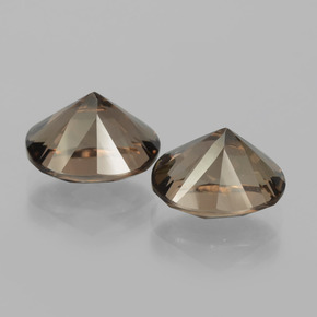 克拉天然烟晶，椭圆形切割，VVS-VS