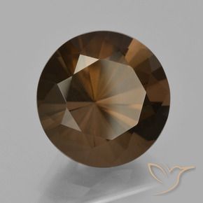 6.97克拉天然烟晶，圆形的，VVS