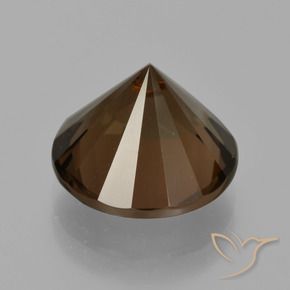 6.97克拉天然烟晶，圆形的，VVS