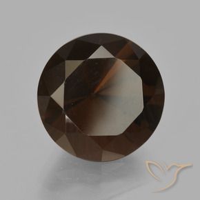 6.77克拉天然烟晶，圆形的，VVS-VS