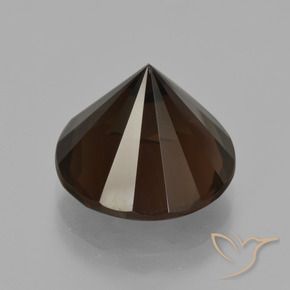 6.77克拉天然烟晶，圆形的，VVS-VS