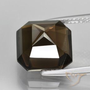 6.35克拉天然烟晶，八边形，VVS