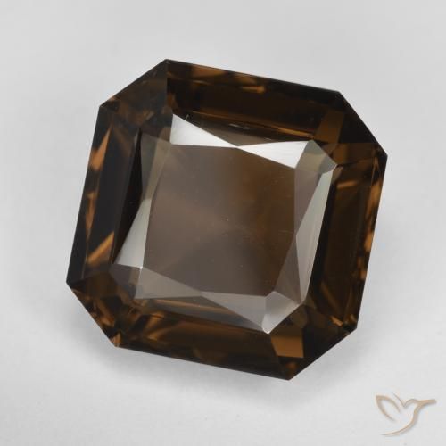 7.41克拉天然烟晶，八边形，VS