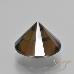 6.30克拉天然烟晶，圆形的，VS