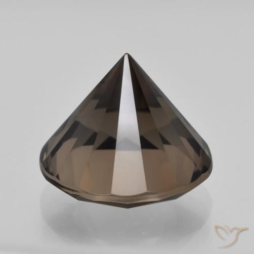 5.58克拉天然烟晶，圆形的，VVS