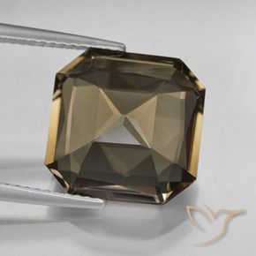 8.22克拉天然烟晶，八边形，VVS
