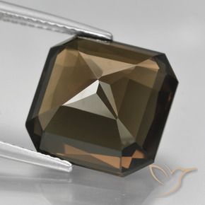 9.11克拉天然烟晶，八边形，VVS
