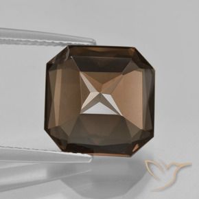 6.20克拉天然烟晶，八边形，VVS