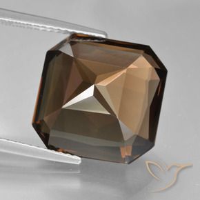 10.90克拉天然烟晶，八边形，VVS-VS