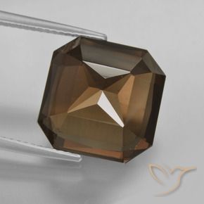12.25克拉天然烟晶，八边形，VVS