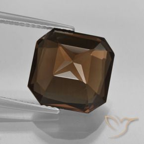 7.63克拉天然烟晶，八边形，VVS