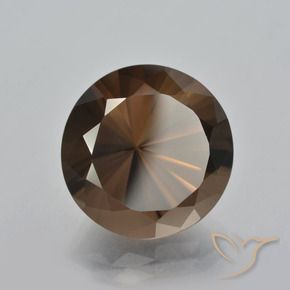 10.65克拉天然烟晶，圆形的，VVS