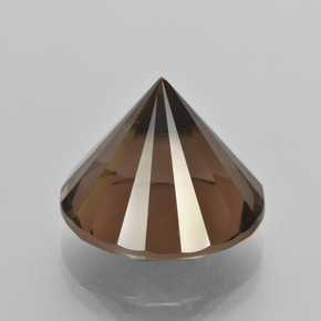 14.09克拉天然烟晶，圆形切割，VVS