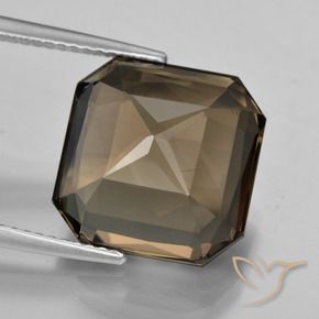 9.83克拉天然烟晶，八边形，VVS-VS