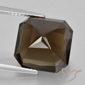 9.19克拉天然烟晶，八边形，VVS-VS
