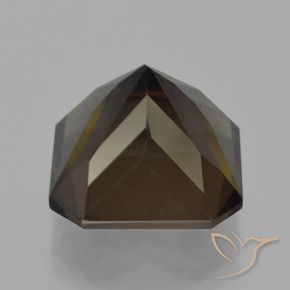 12.34克拉天然烟晶，八边形，VS