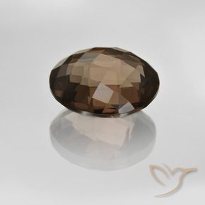8.12克拉天然烟晶，圆形的，VVS