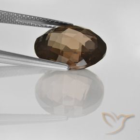 8.12克拉天然烟晶，圆形的，VVS