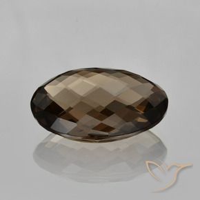 13.61克拉天然烟晶，椭圆形，VVS