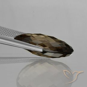 13.61克拉天然烟晶，椭圆形，VVS