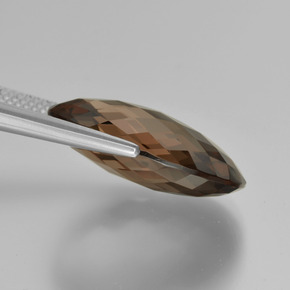 13.23克拉天然烟晶，椭圆形切割，VVS
