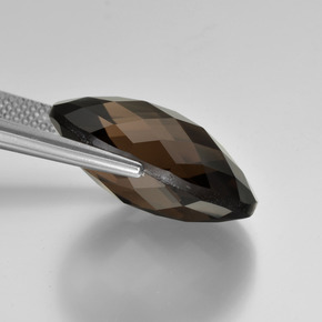 16.26克拉天然烟晶，椭圆形切割，VVS-VS