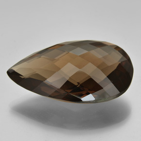 50.44克拉天然棕色烟晶，梨形，34.8×22毫米，VVS