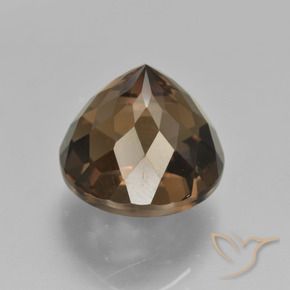 8.25克拉天然烟晶，圆形的，VVS-VS
