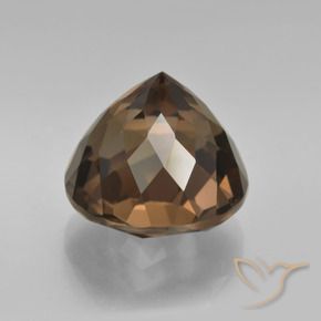 7.66克拉天然烟晶，圆形的，VVS