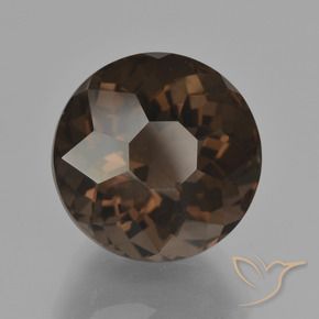 10.75克拉天然烟晶，圆形的，VVS-VS