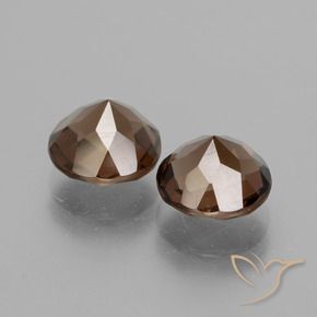 3.53克拉天然烟晶，圆形的，VS