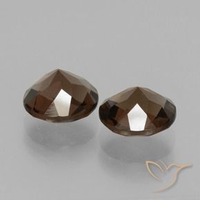 3.21克拉天然烟晶，圆形的，VS