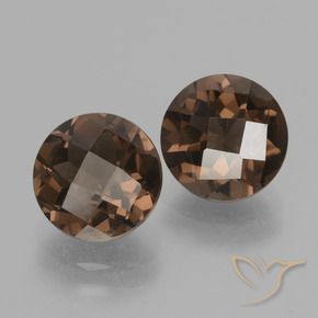 3.58克拉天然烟晶，圆形的，VS
