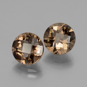 3.82克拉天然烟晶，圆形切割，VS