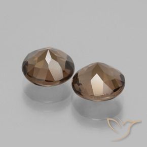 3.54克拉天然烟晶，圆形的，VS