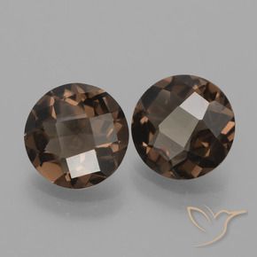 2.80克拉天然烟晶，圆形的，VS
