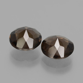 3.08克拉天然烟晶，圆形切割，VS