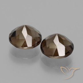 3.49克拉天然烟晶，圆形的，VS