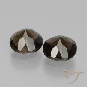 3.62克拉天然烟晶，圆形的，VS
