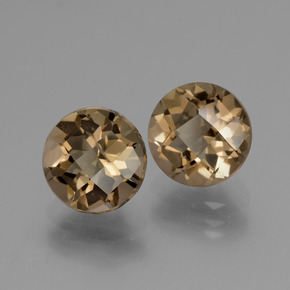 3.76克拉天然烟晶，圆形切割，VS