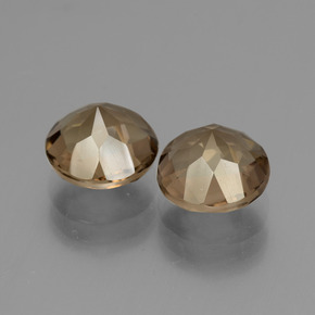 3.76克拉天然烟晶，圆形切割，VS