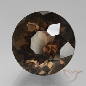 10.75克拉天然烟晶，圆形的，VVS