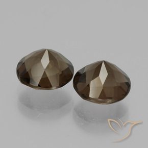 3.67克拉天然烟晶，圆形的，VVS-VS