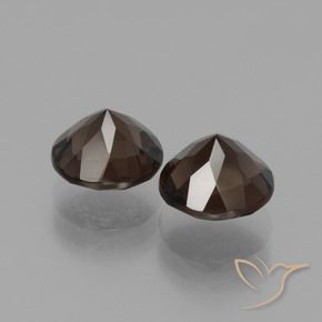 3.83克拉天然烟晶，圆形的，VVS-VS