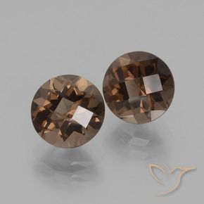 4.00克拉天然烟晶，圆形的，VVS-VS
